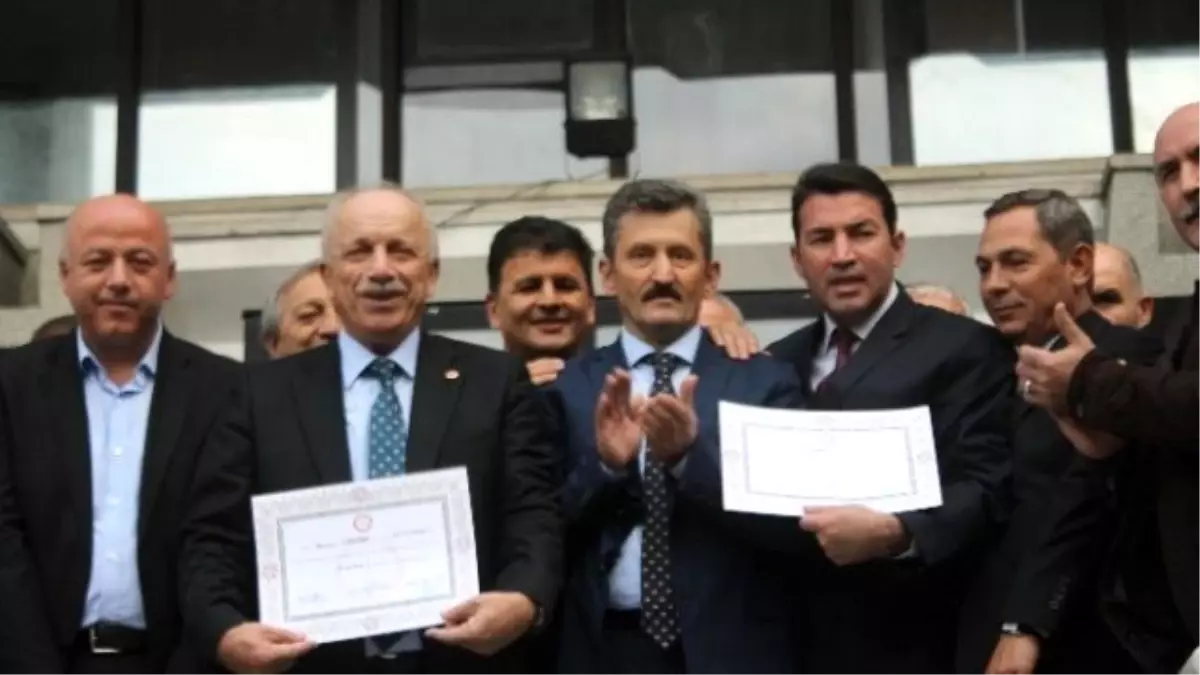 Zonguldaklı Vekiller Mazbatalarını Aldı