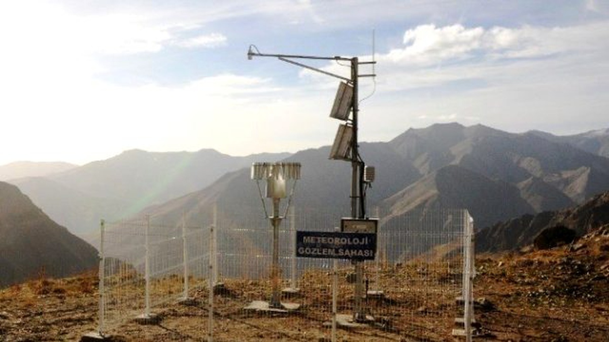 Bahçesaray Yoluna Meteorolojiden Gözlem Sahası