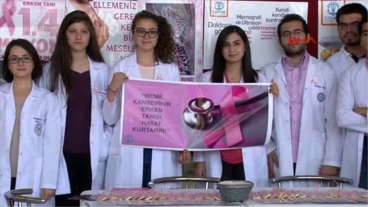 Kayseri - Tıp Öğrencilerinden Meme Kanseri Konusunda Uyarı