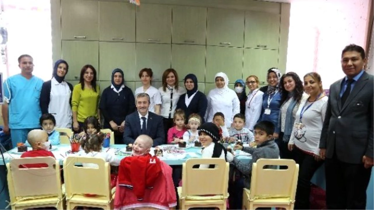 Başkan Tahmazoğlu\'ndan Lösemili Çocuklara Ziyaret
