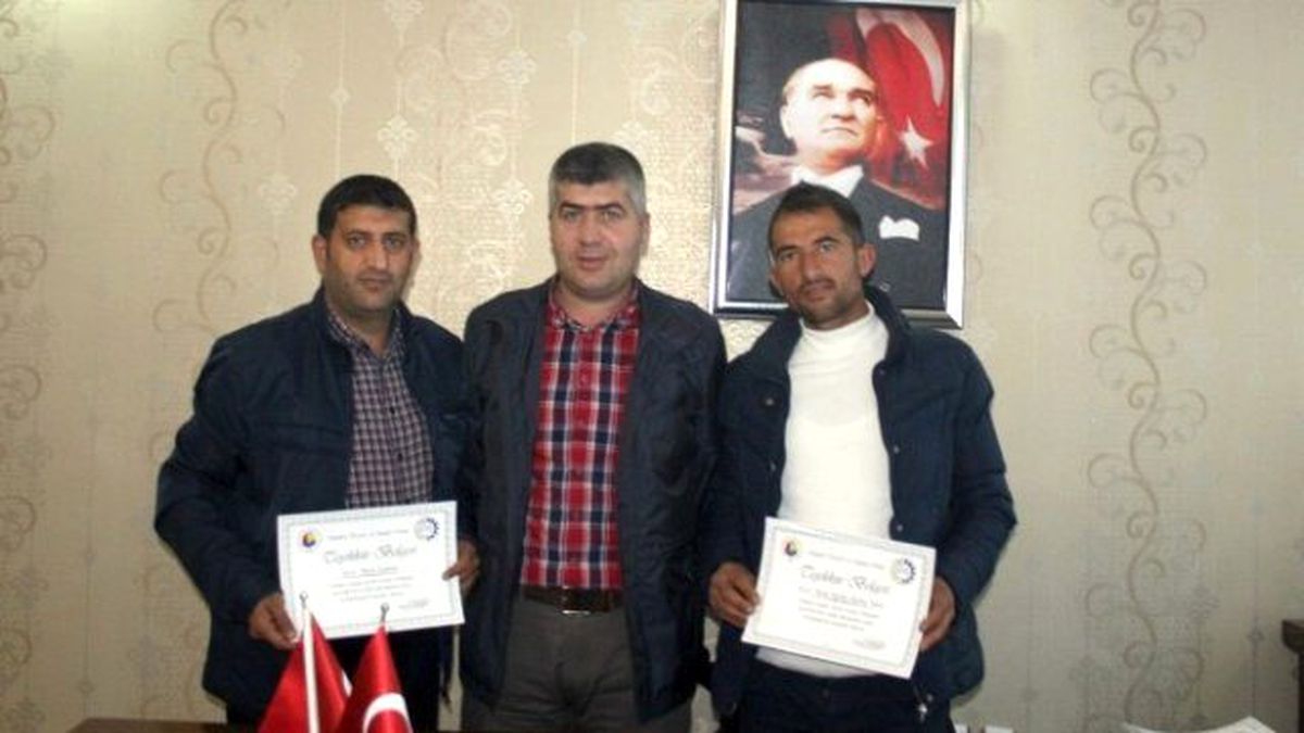 Ptso\'dan Üyelerine Teşekkür Belgesi