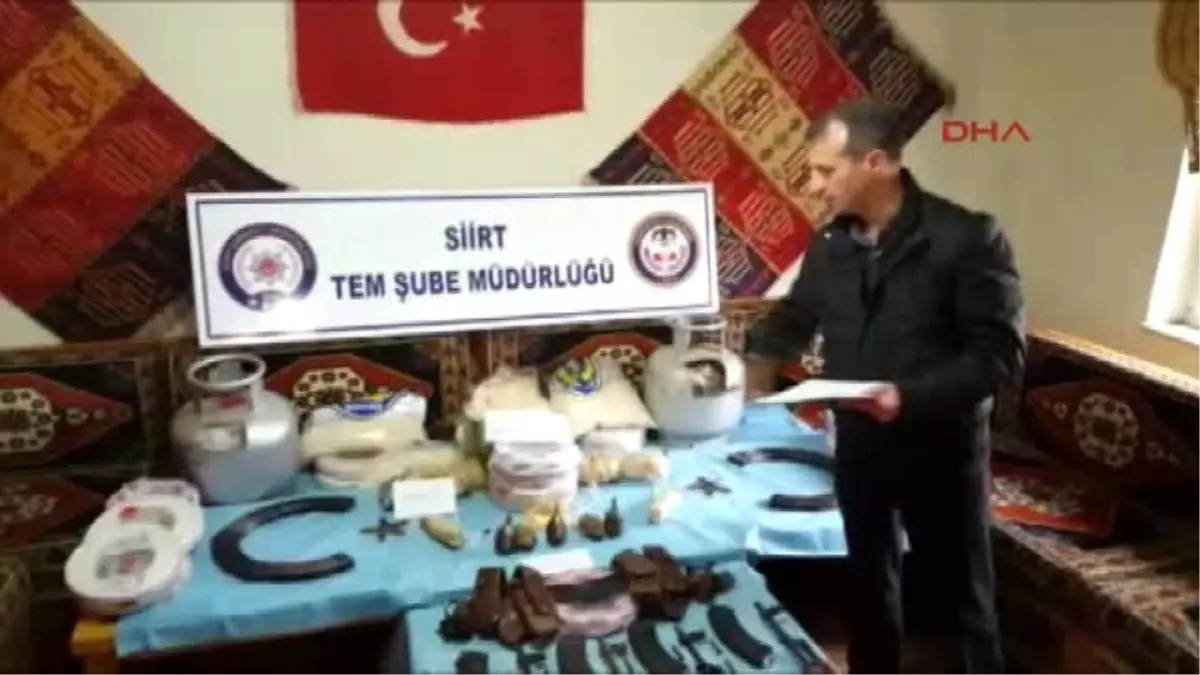 Siirt\'te Okul Yanında Silah, Mühimmat ve Patlayıcı Bulundu