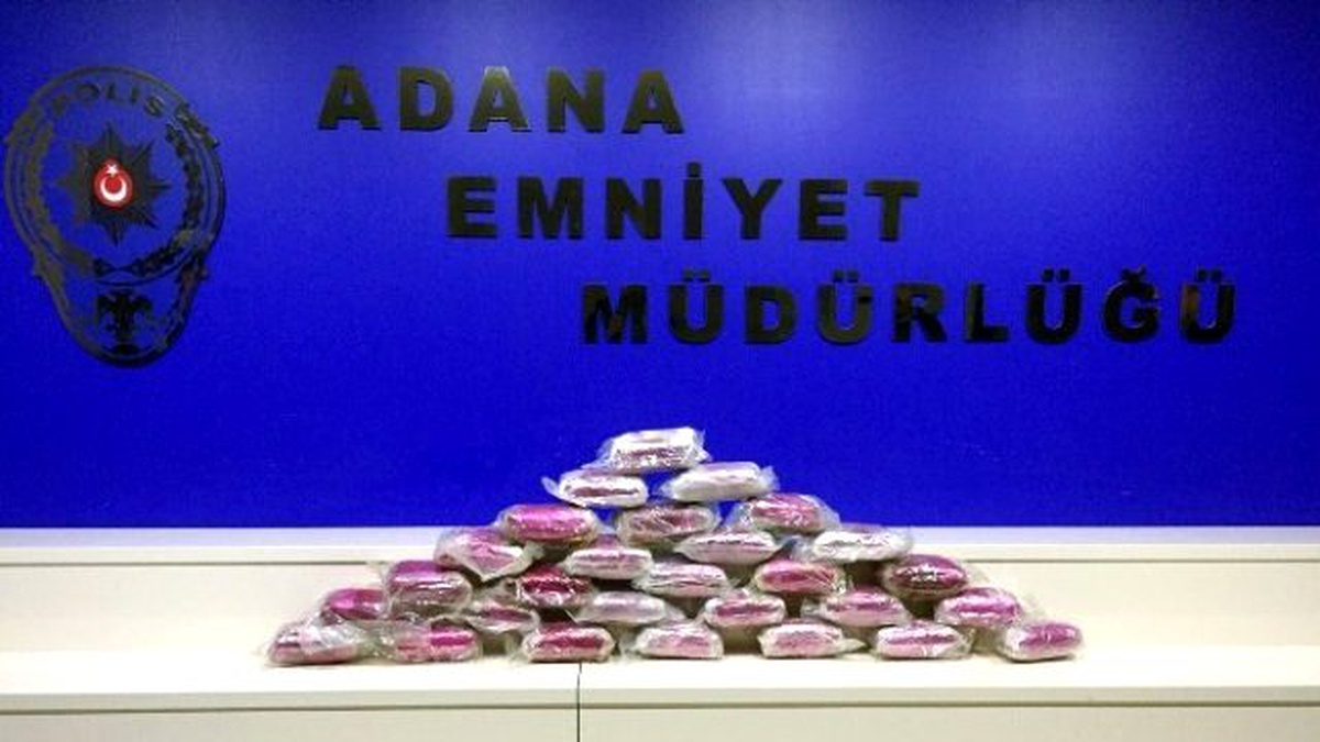 Adana\'da 31 Kilo 450 Gram Eroin Ele Geçirildi
