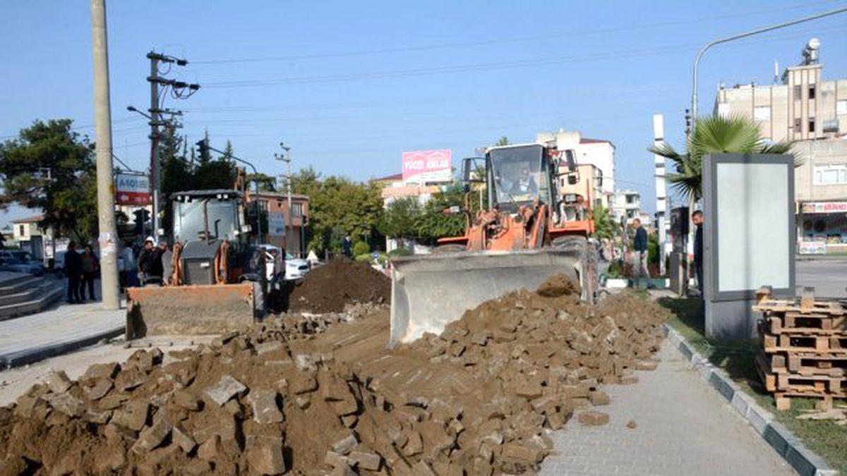 Devlet Bahçeli Bulvarında Yenileme Çalışması Başladı