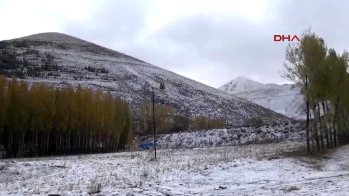 Erzurum Doğu\'ya Kar Yağdı