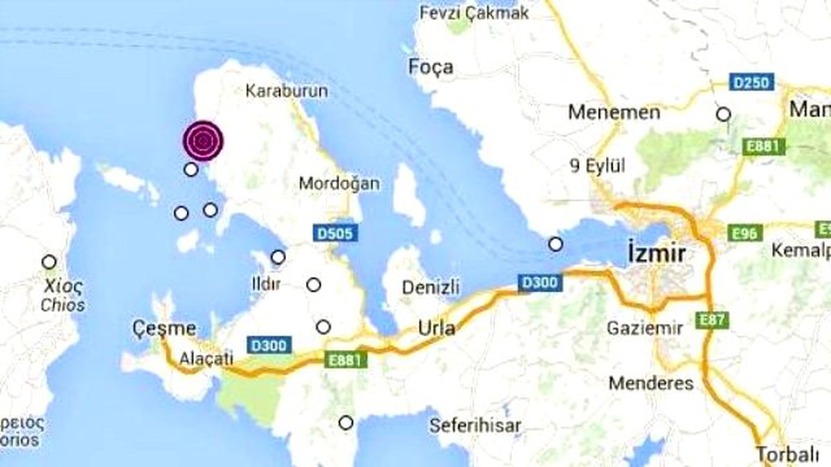 İzmir\'de Deprem