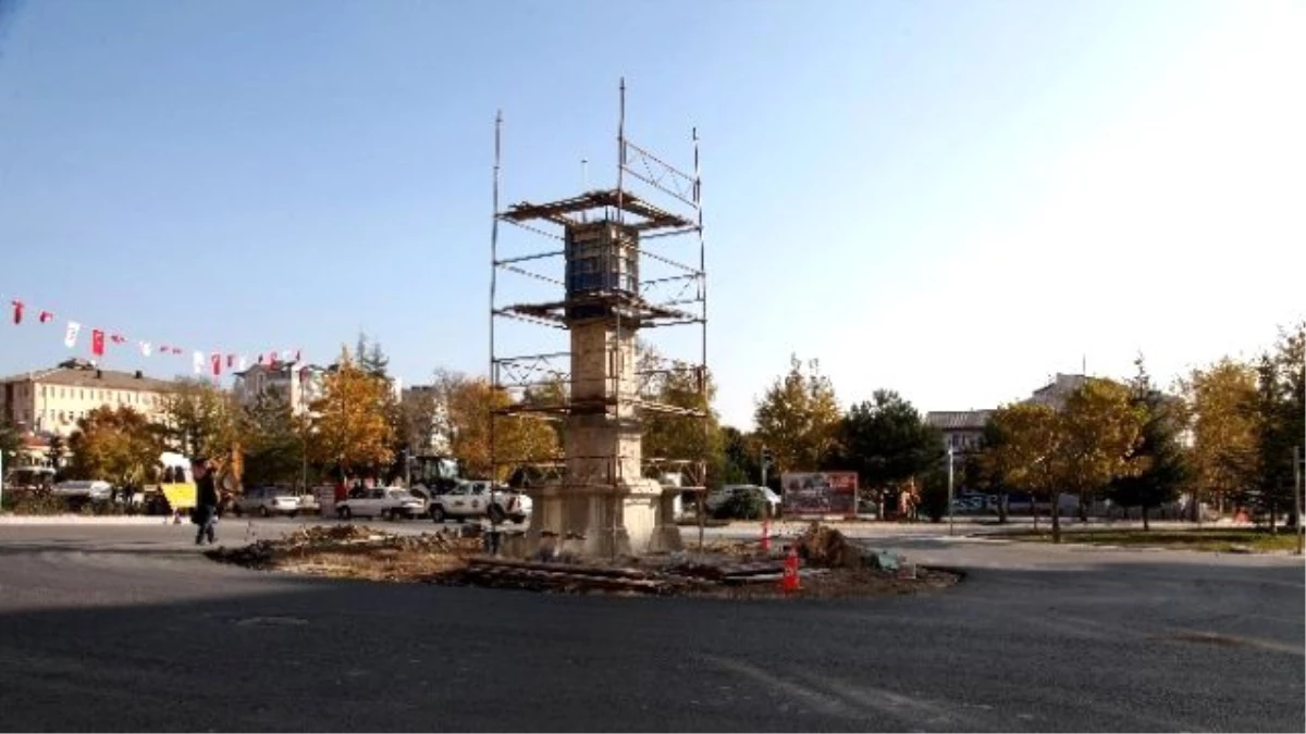 Seydişehir\'e Osmanlı Motifli Saat Kulesi Yapılıyor