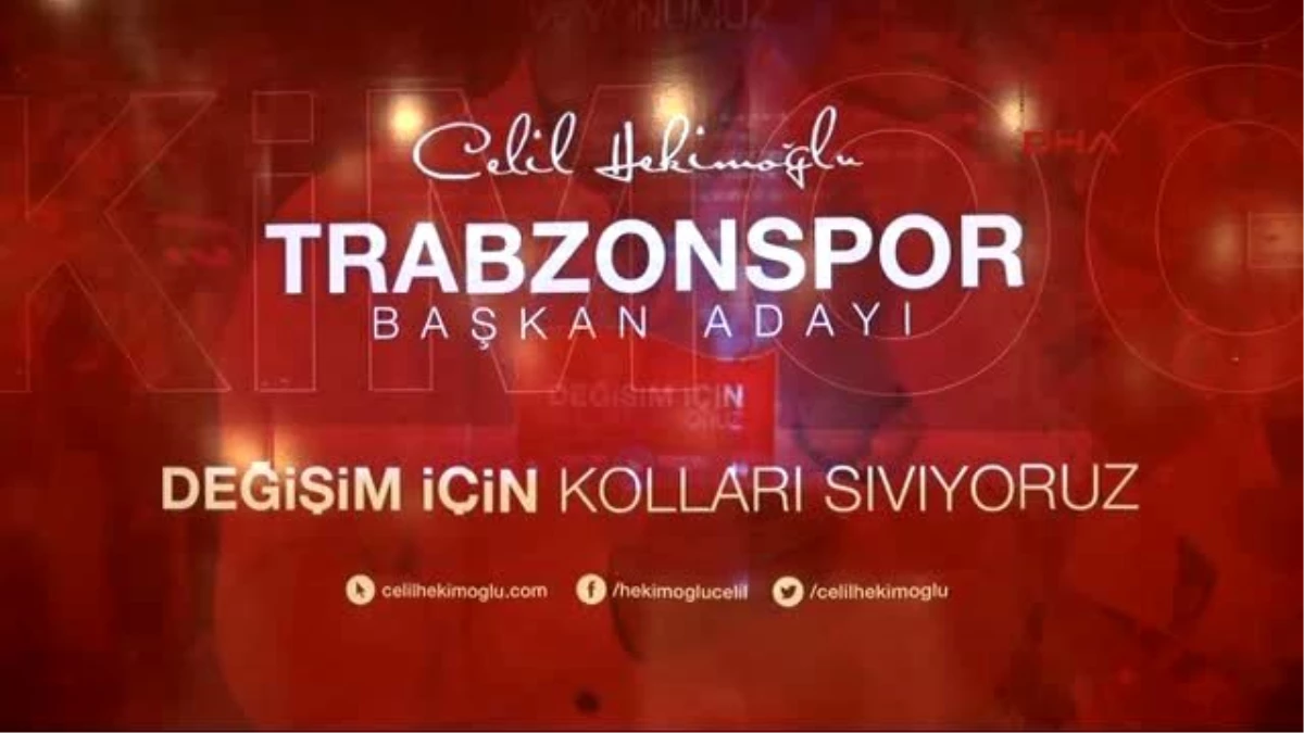 Trabzonspor\'da Celil Hekimoğlu Kongre Öncesi Adaylığını Açıkladı