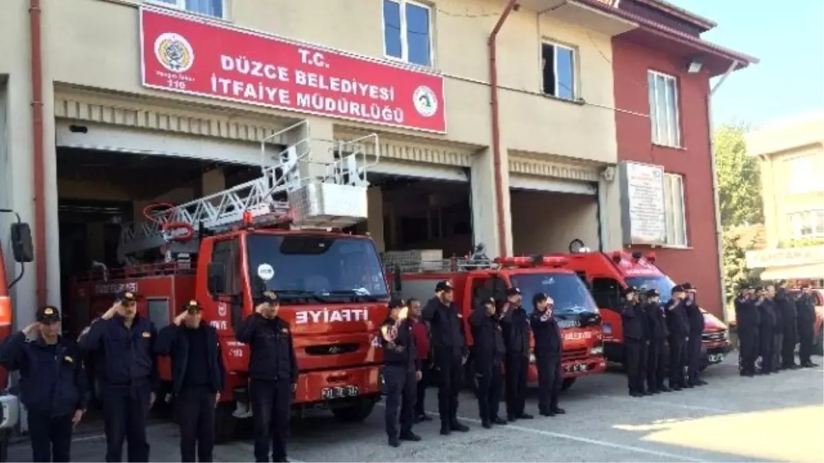 Düzce İtfaiyesinde 10 Kasım