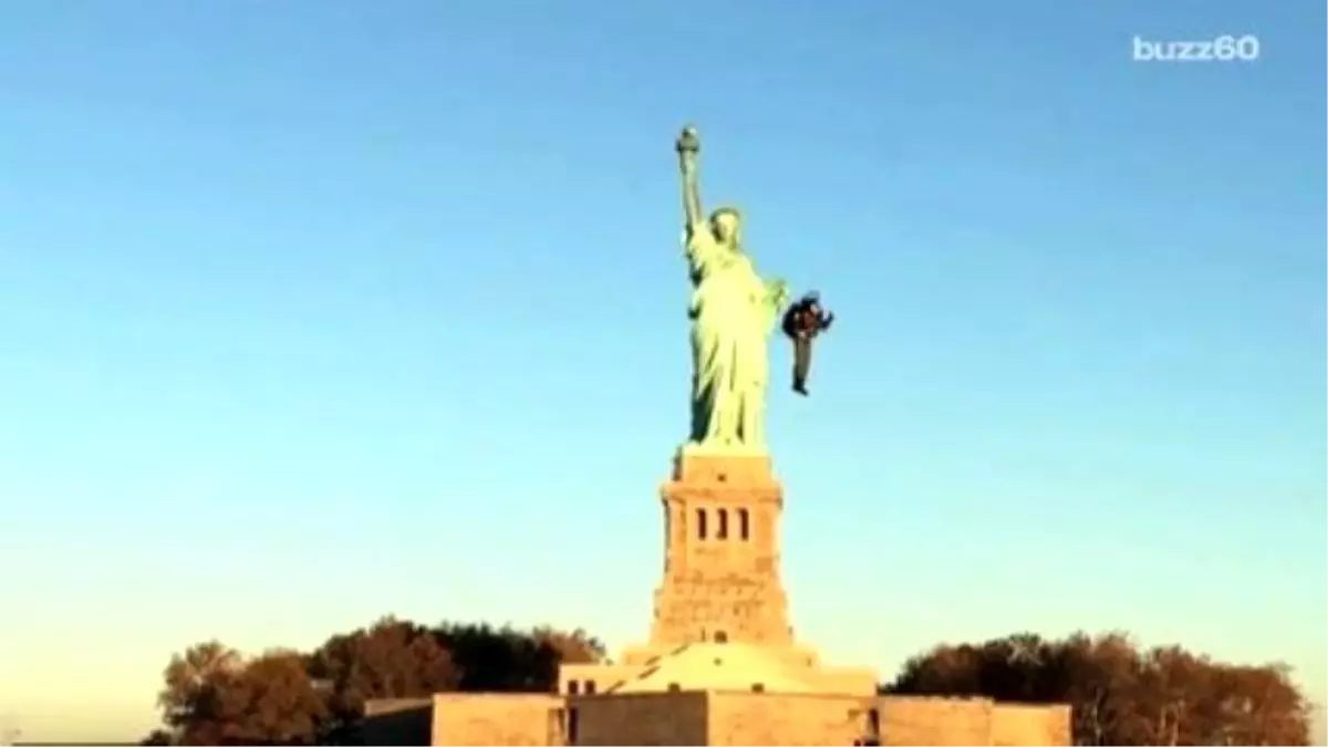 Imagine Flying A Jetpack Around The Statue Of Liberty