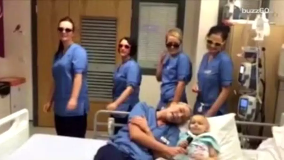 Night Shift Nurses Sing "Let İt Go" With Child Cancer Patient