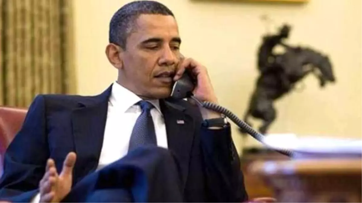 Obama, Davutoğlu ve Erdoğan'ı Aradı