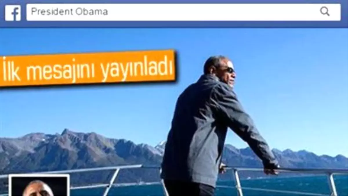 Obama, Facebook\'a Katıldı