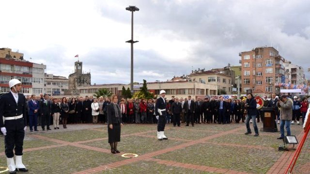Sinop\'ta 10 Kasım Atatürk\'ü Anma Töreni