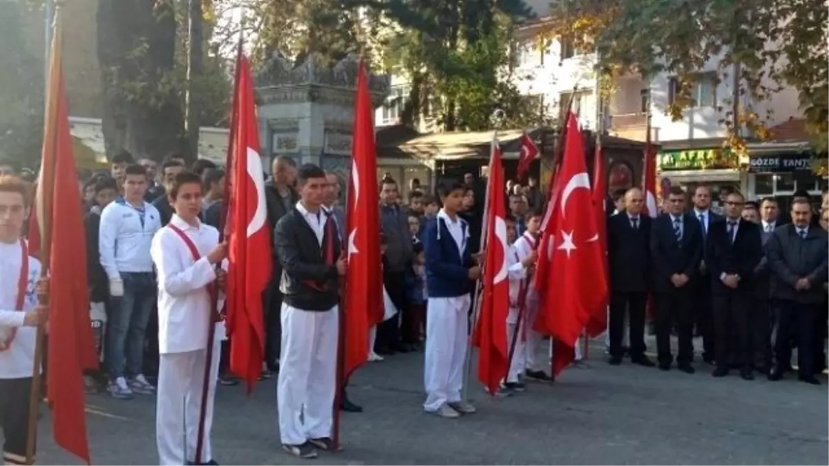 Söğüt\'te Ulu Önder Gazi Mustafa Kemal Atatürk\'ün Ölümünün 77\'nci Yıl Dönümü Yapılan Törenler ile...