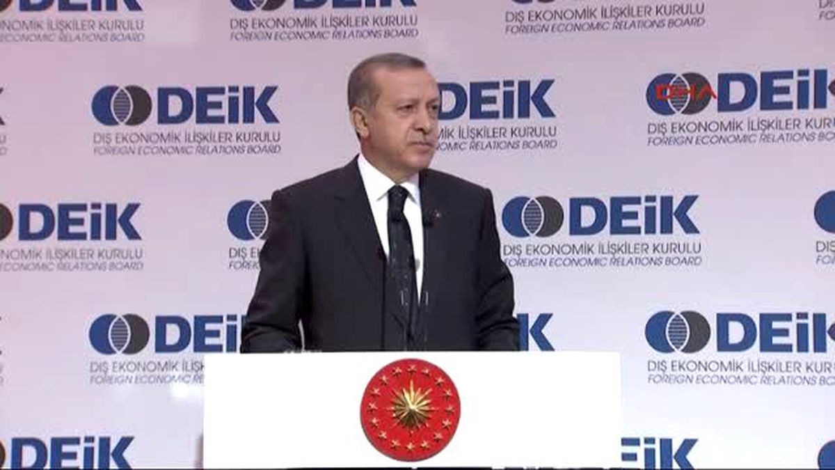 Cumhurbaşkanı Erdoğan, Deik İş Konseyi Başkanları ve Büyükelçiler Toplantıs\'nda Konuştu 3