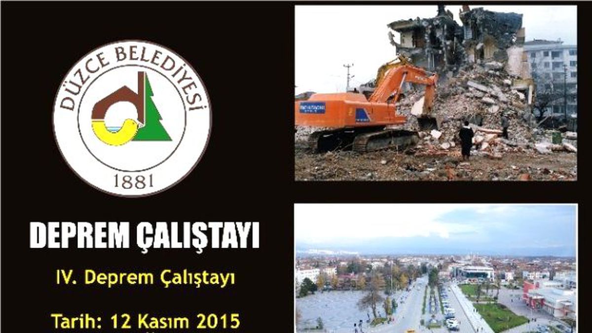 Düzce Deprem Çalıştayı