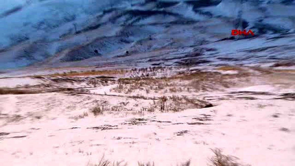 Kayseri - Erciyes Beyaza Büründü, Turizmciler Sevindi