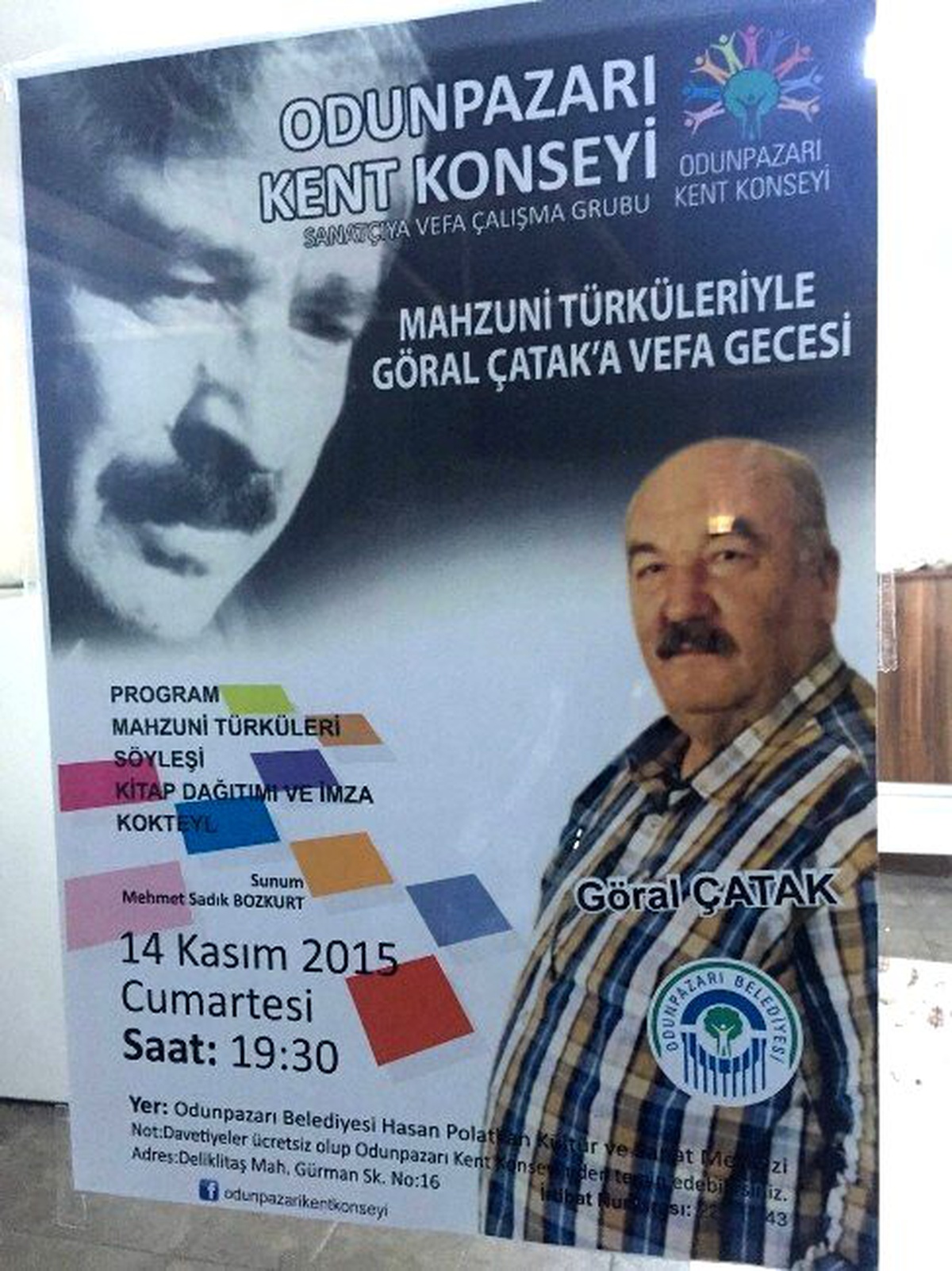 Kent Konseyi, İş Adamı Göral Çatak İçin Vefa Gecesi Düzenleyecek