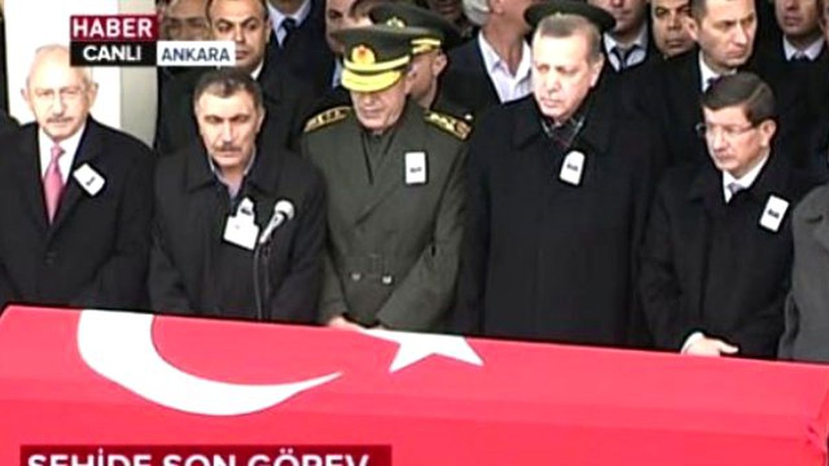 Şehit Astsubayı, Devletin Zirvesi Uğurladı