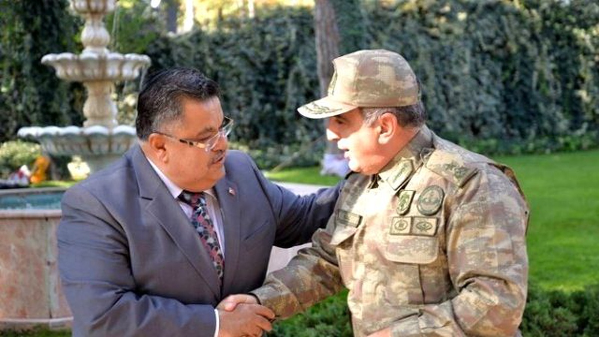 Tuğgeneral Koç\'tan Başkan Yağcı\'ya Ziyaret