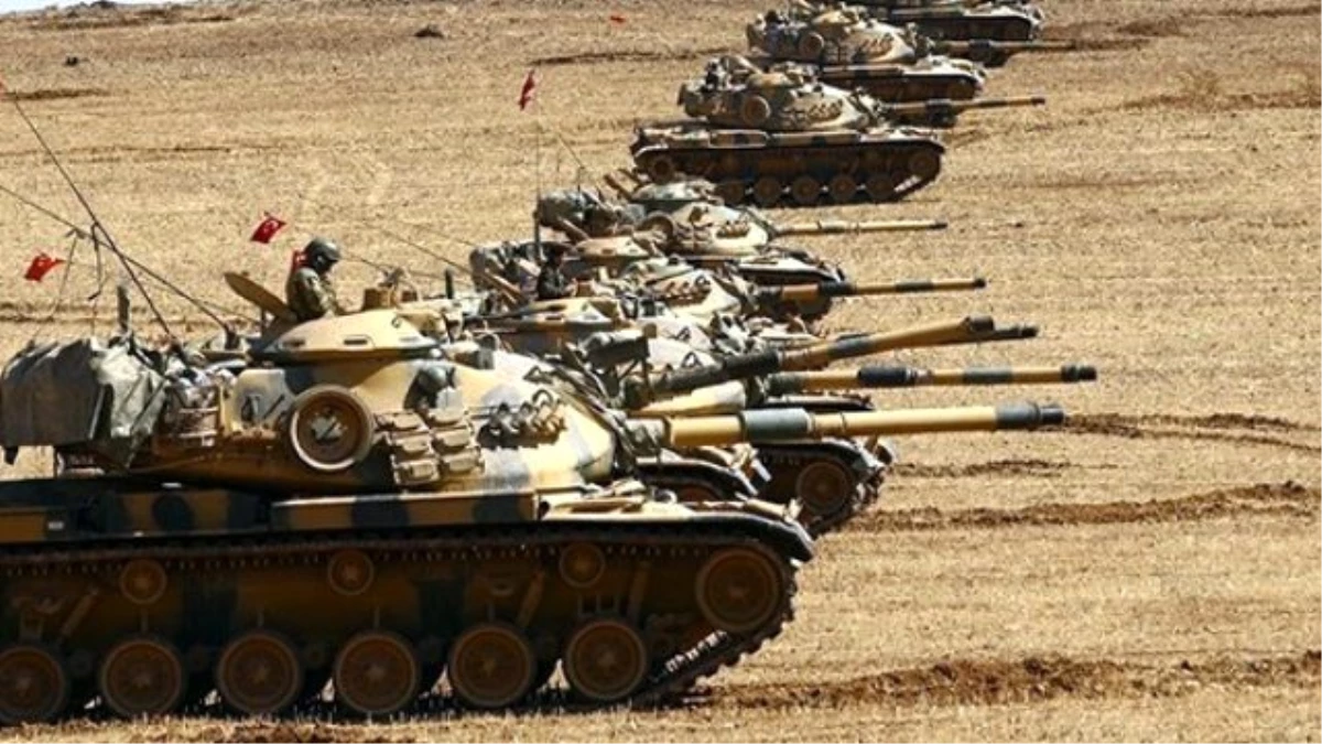 Tankların Namluları Suriye\'ye Çevrildi