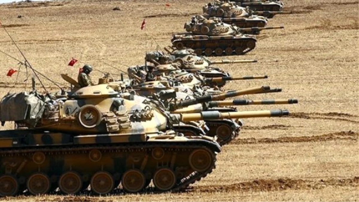Tankların Namluları Suriye'ye Çevrildi