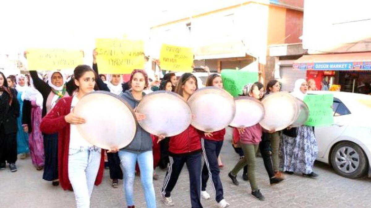 Bölgede Silvan Protestoları