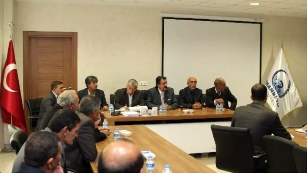 Cihanbeyli'de Tarım Komisyonu Toplandı