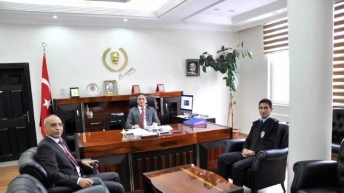 Emniyet Müdürü Kaya, Mutki Kaymakamını Ziyaret Etti