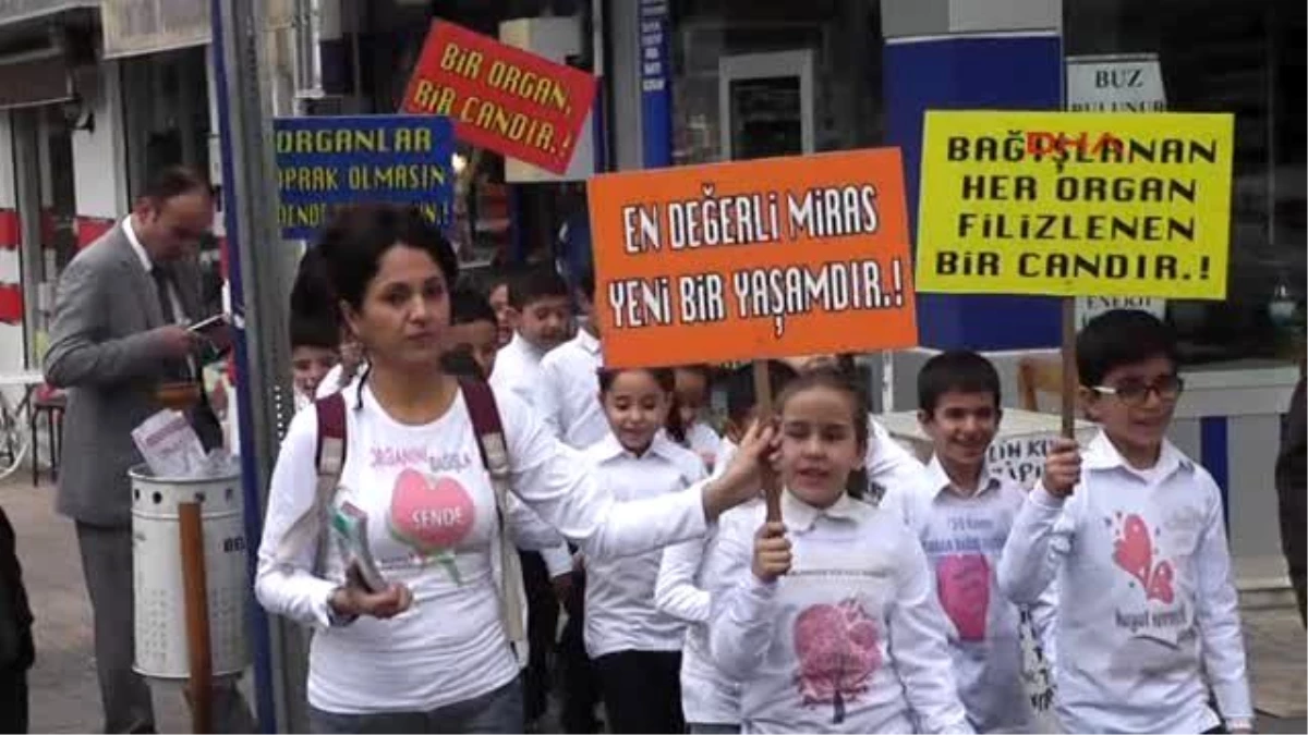 Nizip\'te İlkokul Öğrencilerinden Organ Bağış Çağrısı