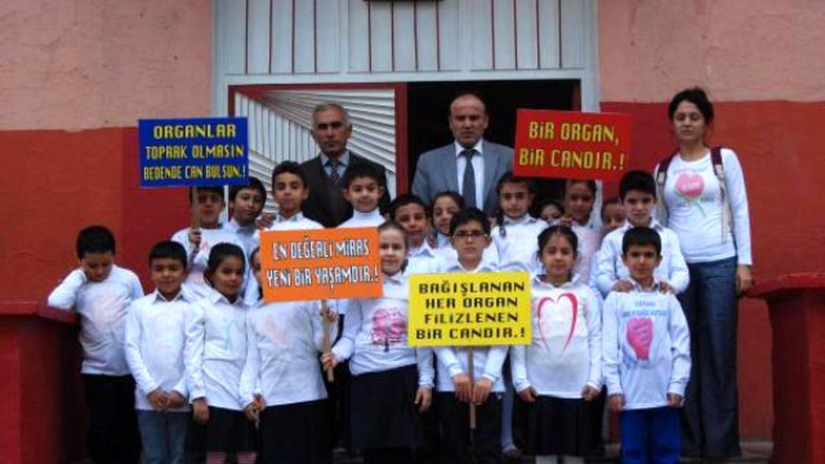Nizip\'te İlkokul Öğrencilerinden Organ Bağış Çağrısı