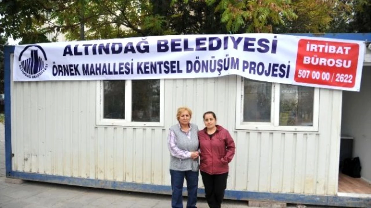 Altındağ\'ın Örnek Mahallesine Kentsel Dönüşüm Bürosu Kuruldu