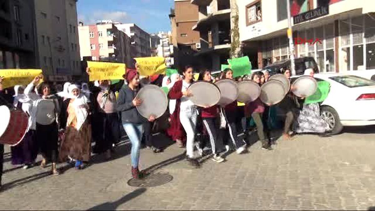 Şırnak Güneydoğu\'da Silvan Protestosu