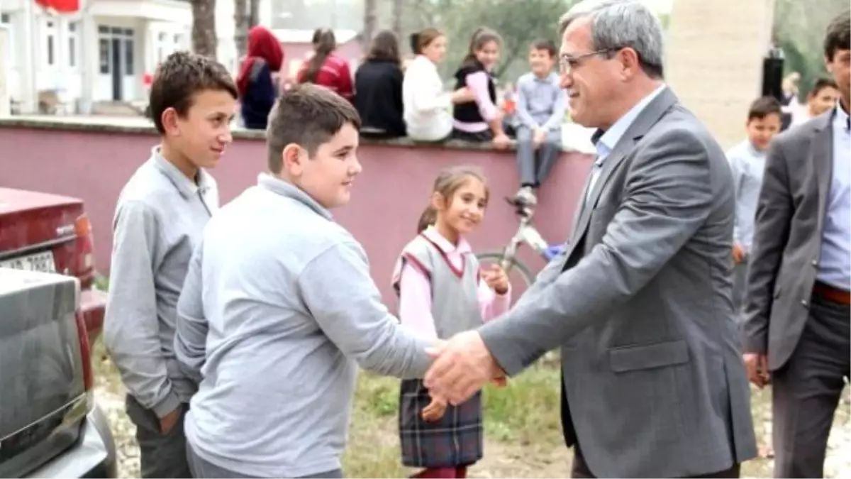 Başkan Akcan'dan Kabakulak İlköğretime Ziyaret