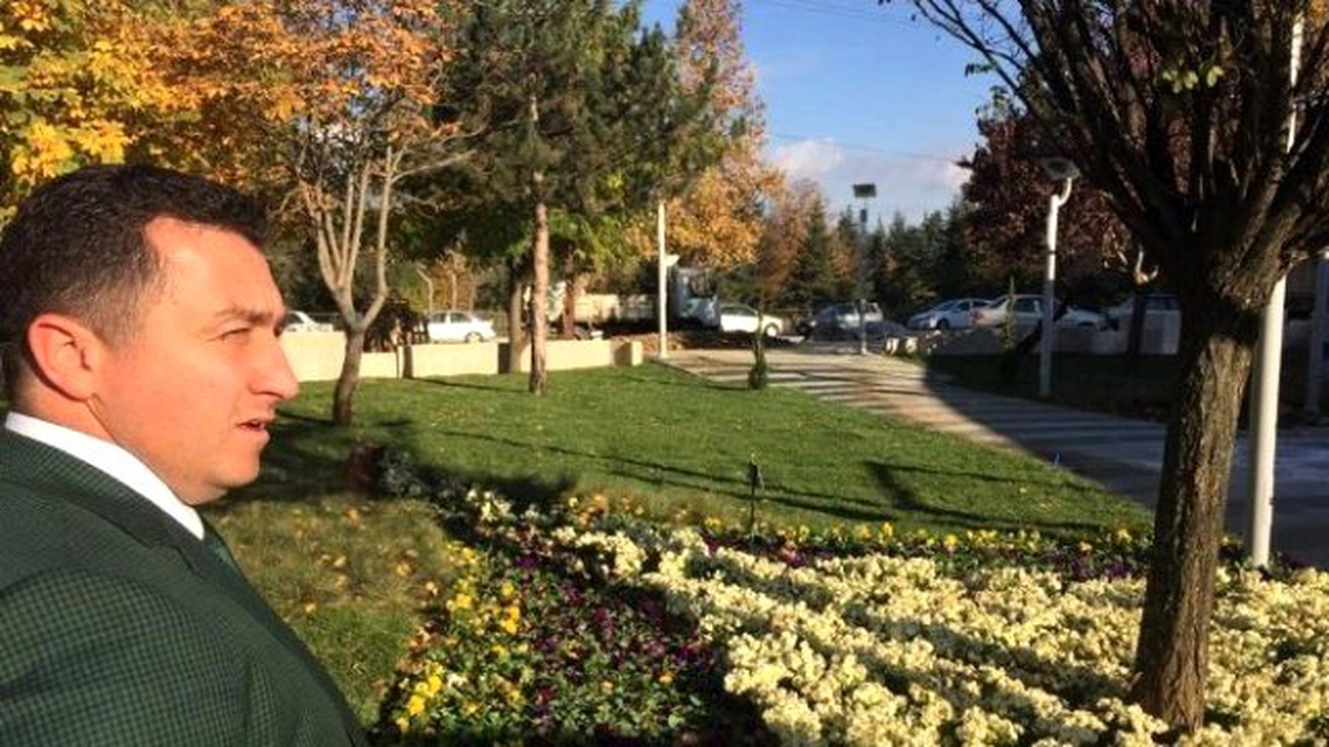 Başkan Bakıcı Osman Gazi Parkı\'nda İncelemelerde Bulundu