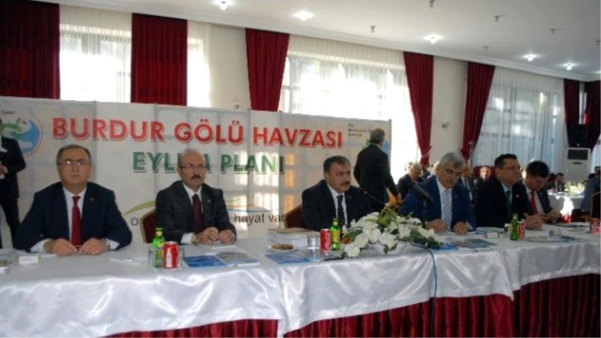 Burdur Gölü İçin İmzalar Atıldı