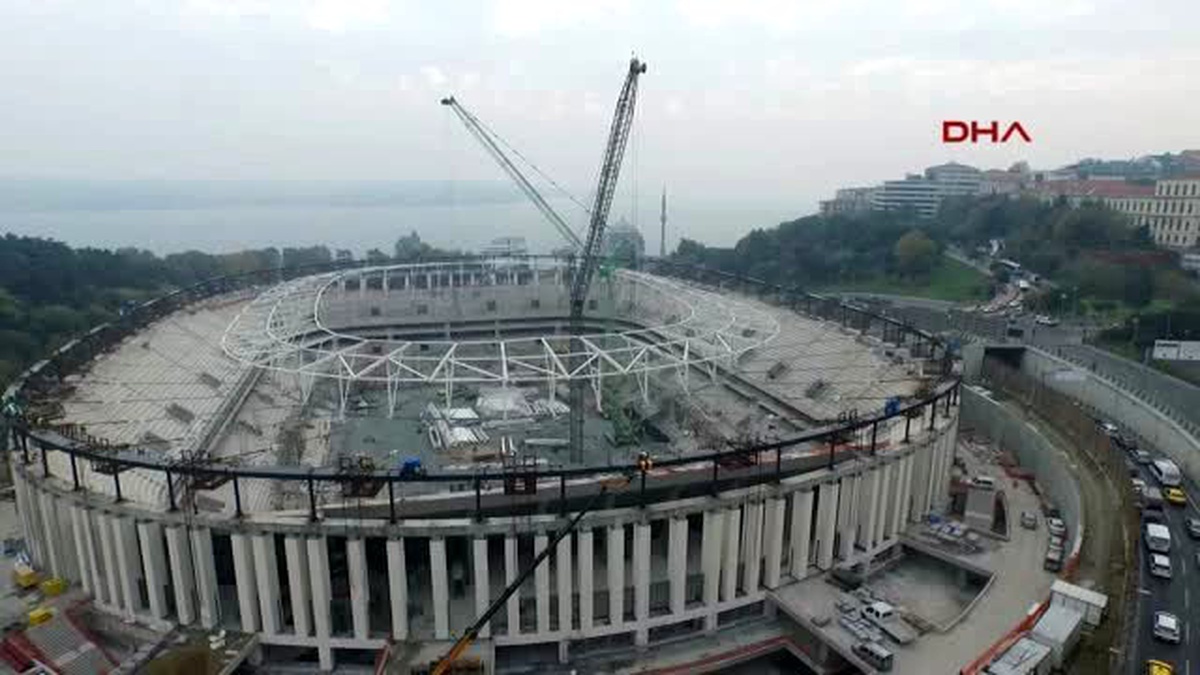 Çatısı Kaldırılan Vodafone Arena Havadan Böyle Görüntülendi