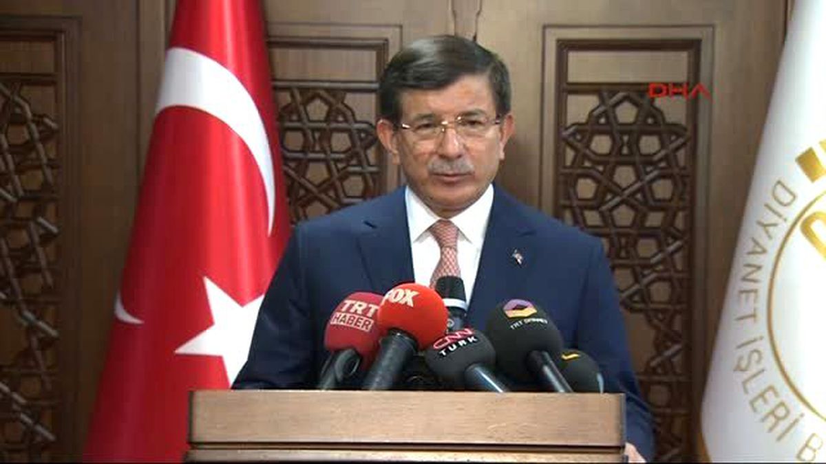 Davutoğlu: Türkiye\'nin Irak ya da Suriye Bağlamında Herhangi Bir Kara Operasyonu Hazırlığı Söz...