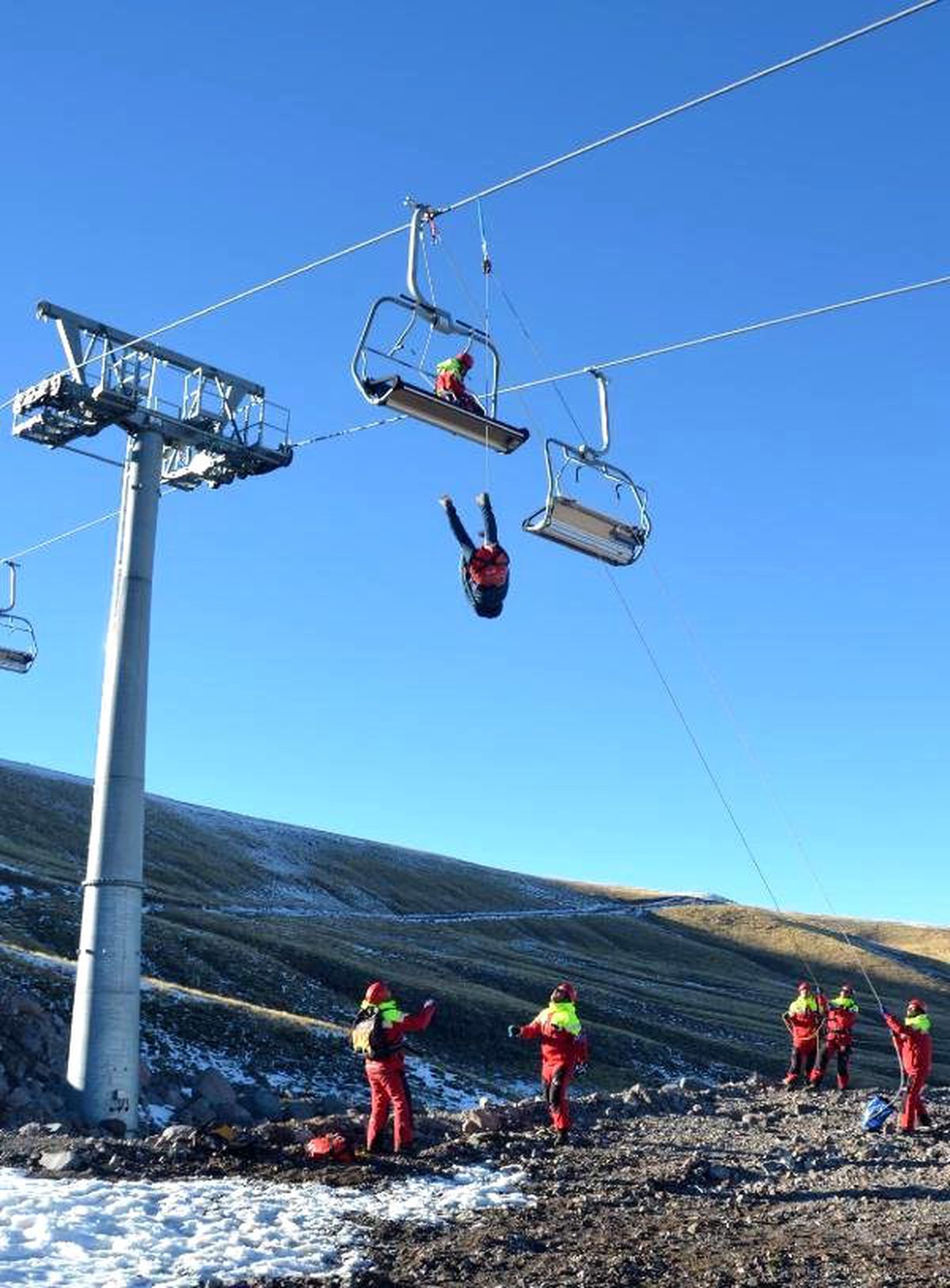Erciyes Dağı\'nda Kurtarma Tatbikatı