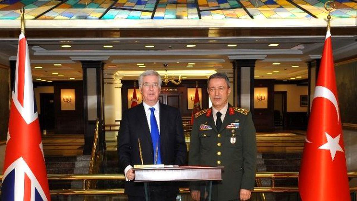 İngiltere Savunma Bakanı Fallon, Orgeneral Akar\'ı Ziyaret Etti
