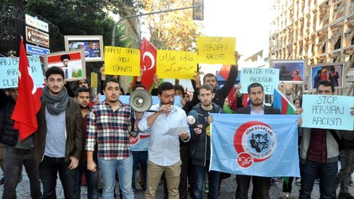 İran Konsolosluğu Önünde Eylem
