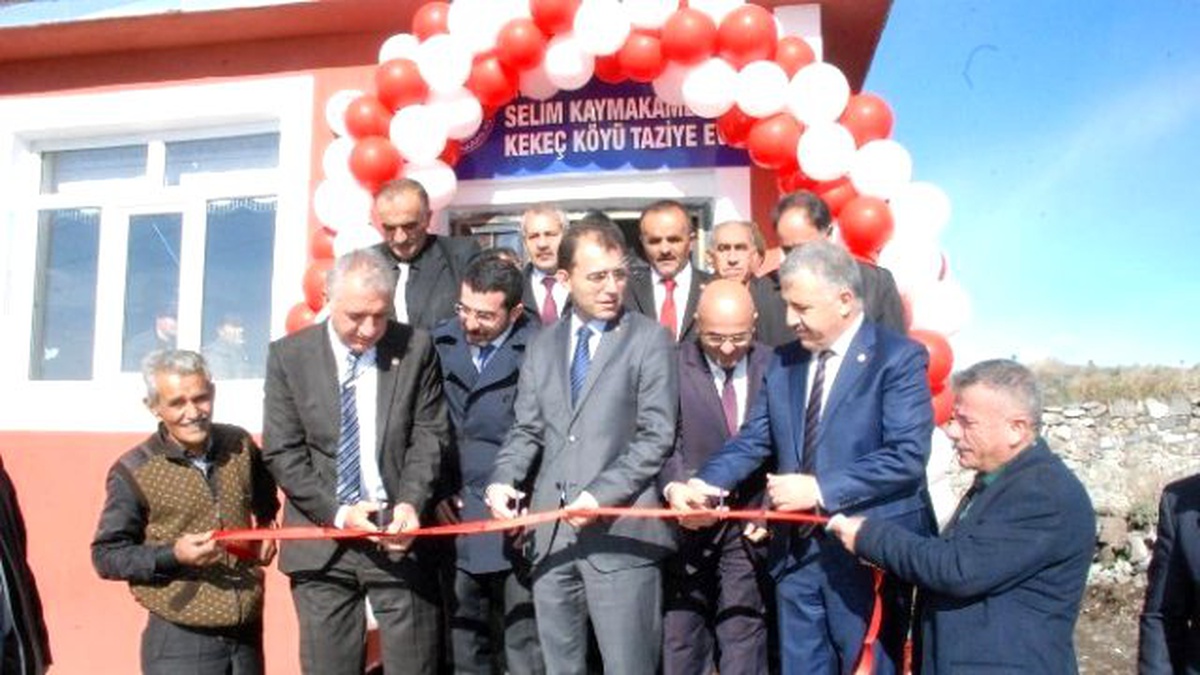 Selim\'in Köylerinde Yaptırılan Taziye Evlerinin Açılışı Yapıldı