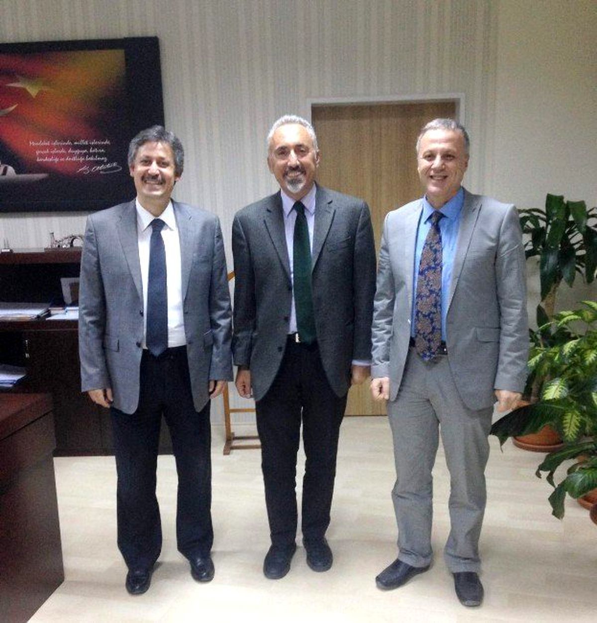 Türkiye Fulbright Eğitim Komisyonu Genel Sekreteri Prof. Dr. Ersel Aydınlı\'dan Teşekkür Ziyareti