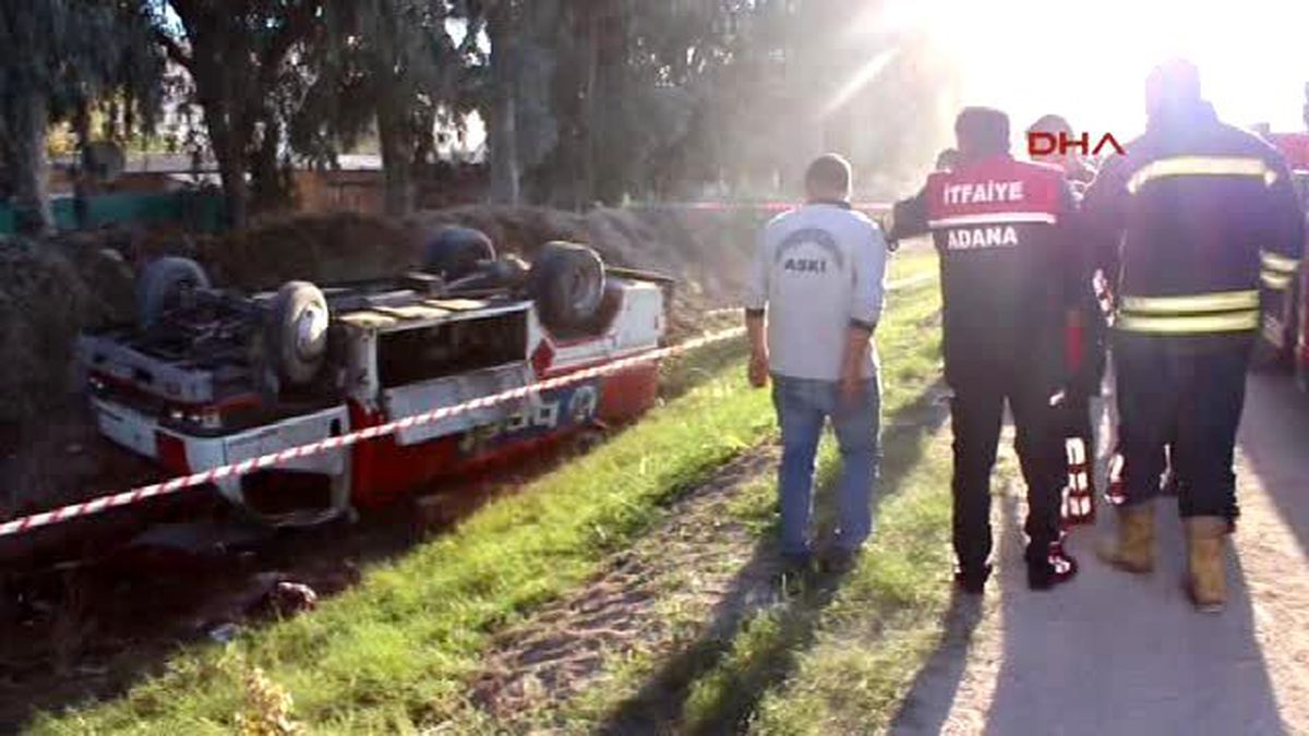 Adana Devrilen Yakıt Tankerinin Sürücüsü Öldü