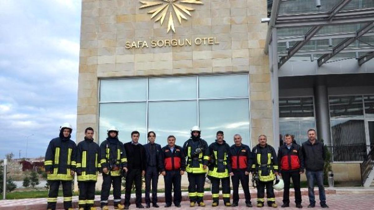 Sorgun\'da Yangın Tatbikatı