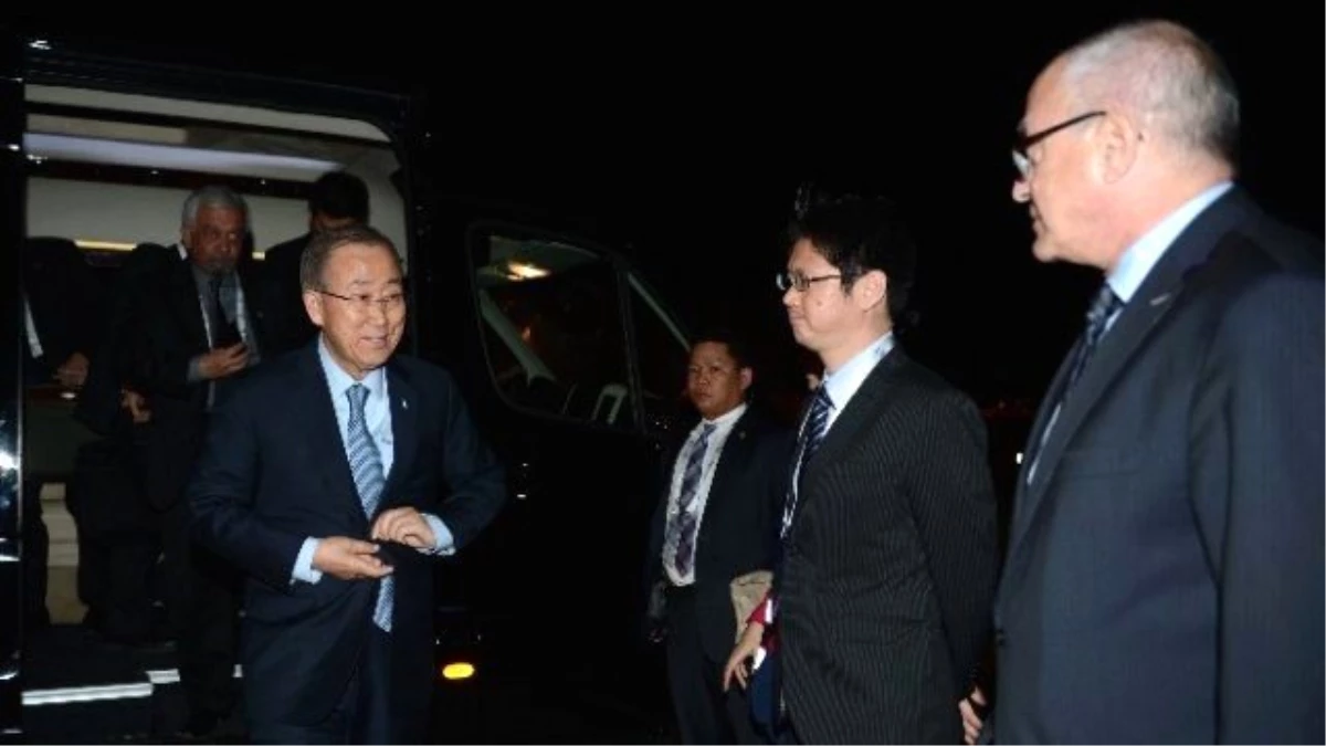 BM Genel Sekreteri Ban Ki Moon, G20 İçin Antalya\'da
