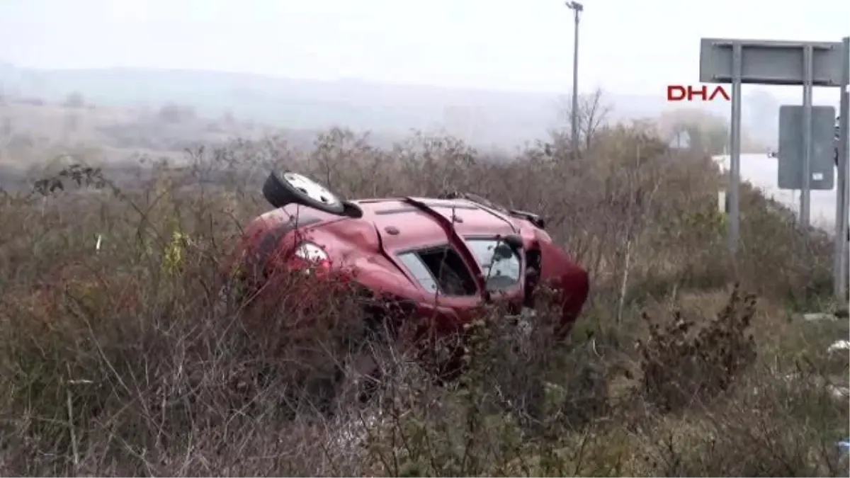 Edirne - Otomobil, Midibüse Çarptı 1 Ölü, 13 Yaralı