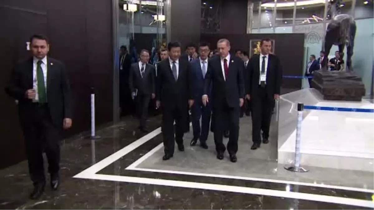 Erdoğan, Çin Devlet Başkanı Şi ile Bir Araya Geldi (2)