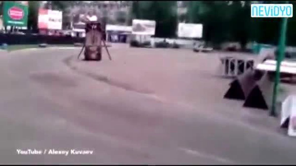 Gösteri Sürüşünde Seyirciler Şok Oldu!